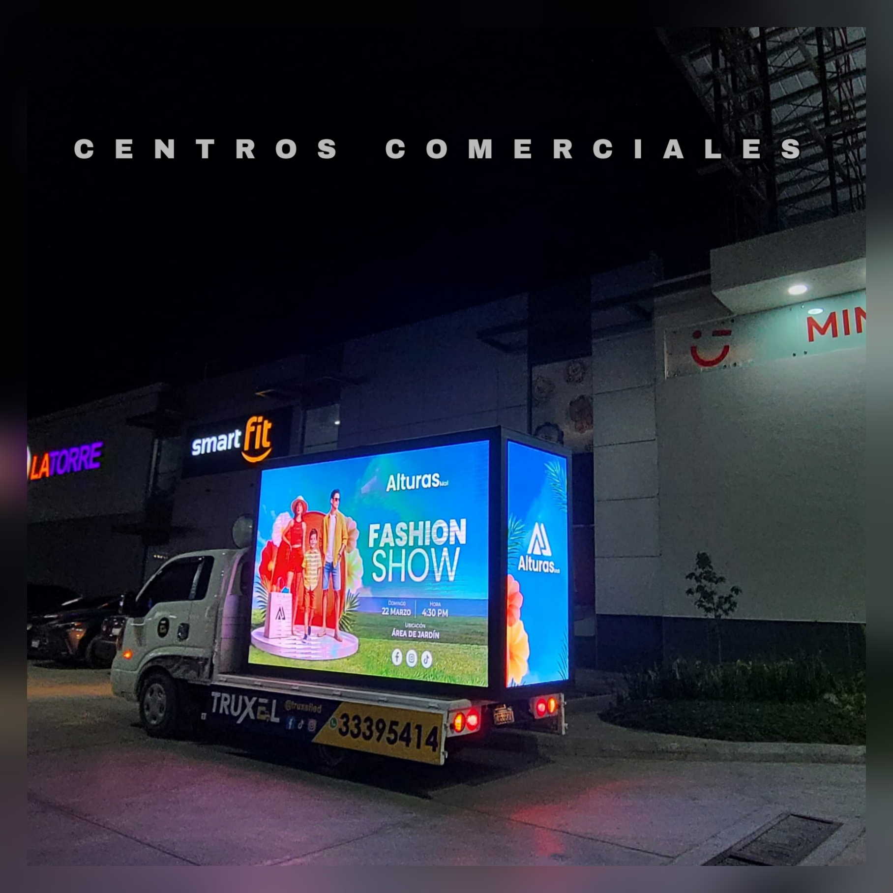 Publicidad LED TRUXEL